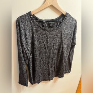 Long sleeve dark grey shirt